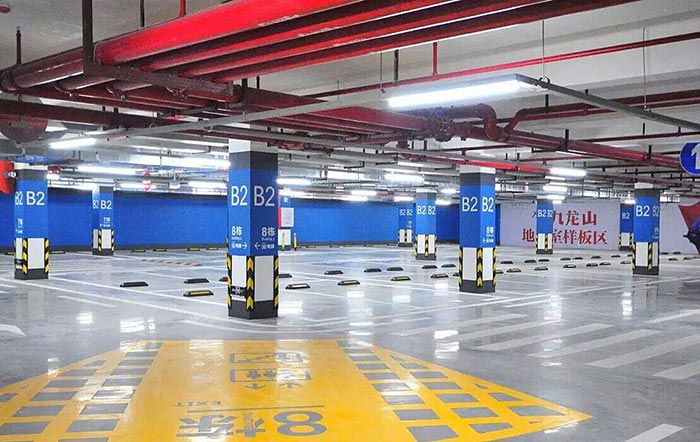 成都南城都匯地下車(chē)庫(kù)地坪工程